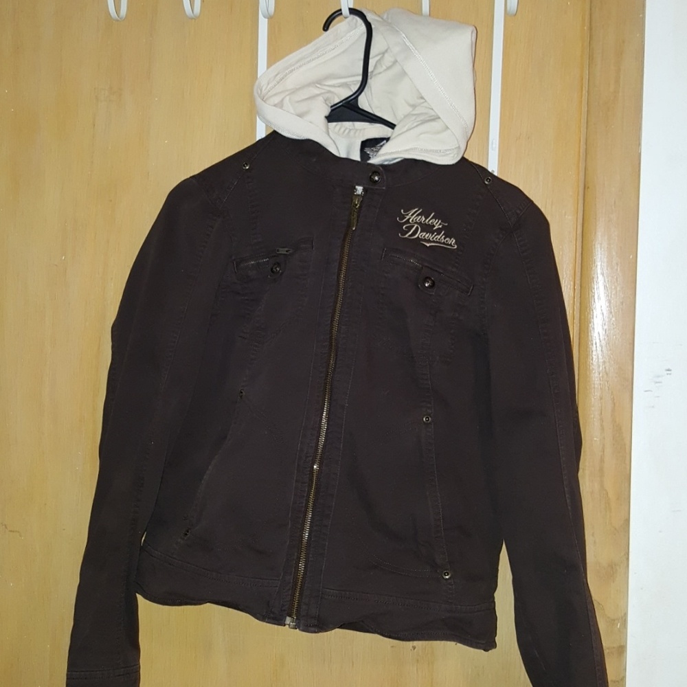 Brown Harley Davidson Jacket